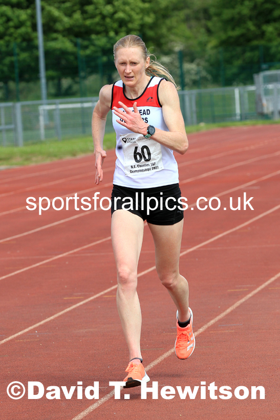 2022 North Eastern Counties AA 10000 metres Champs., Chester le Street, Sat,. May 21st. Photo: David T. Hewitson/Sports for All Pics